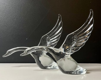 1940s Glass SWANS Taking Flight. Sold Individually
