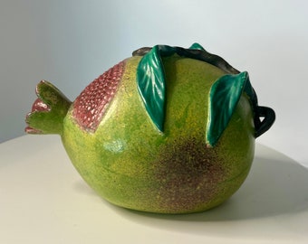 19th Century Chinese Large Pomegranate Altar Fruit Decor