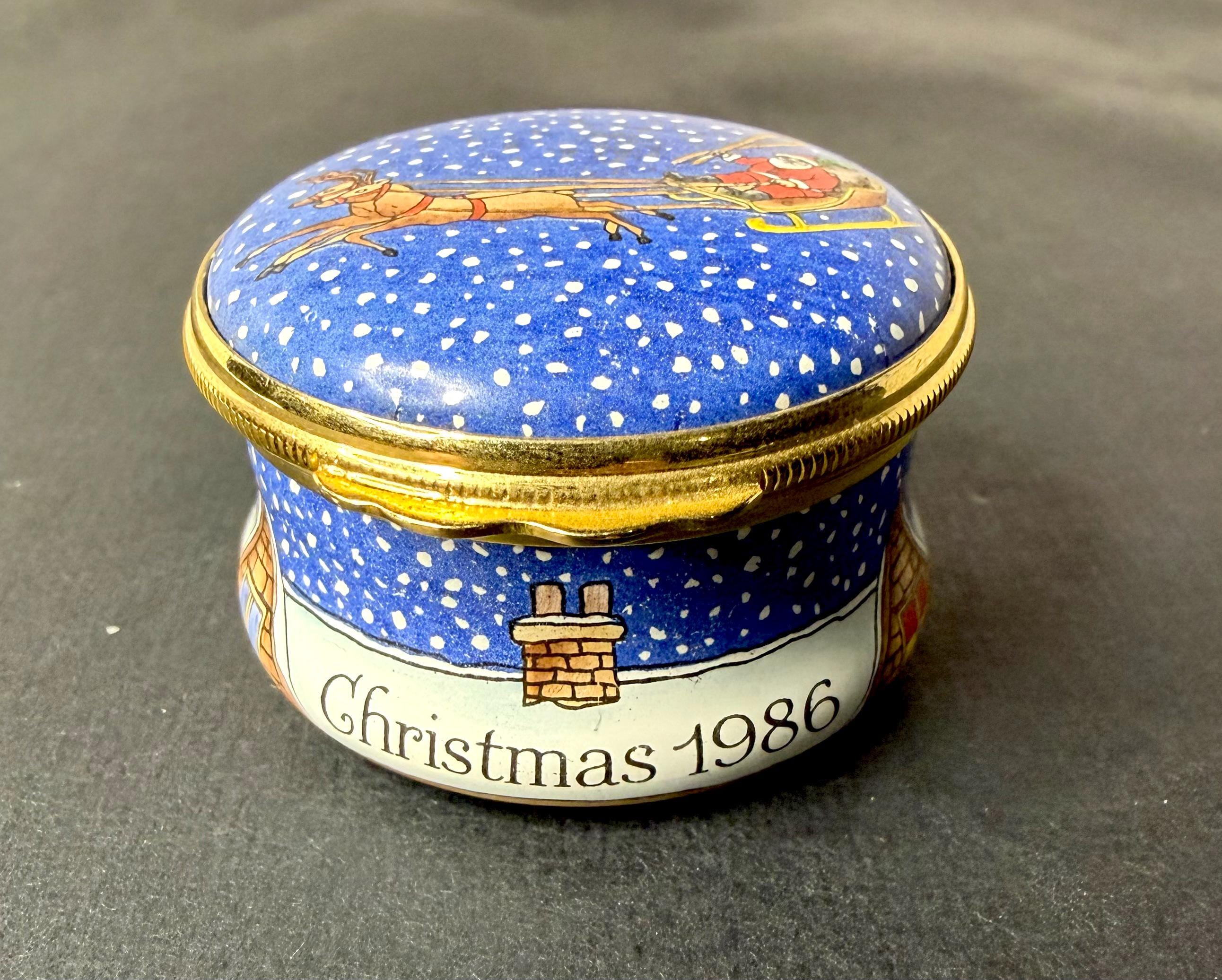 Halcyon Days Enamel Boxes Christmas - Etsy