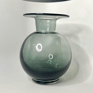 1960s MCM Danish Glass Vase - Holmegaard Company