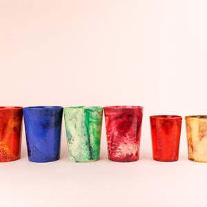 Vintage Bandalasta Ware Bakelite Marbled Early Plastic Cups, Tumbler, Retro Plastic, 1930s, Early 20th Century image 5