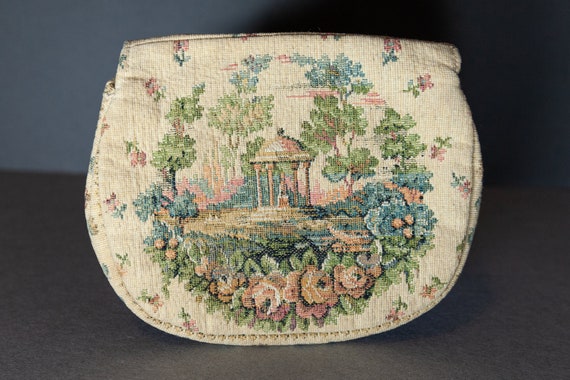 Vintage Cloth Tapestry Bag - image 3