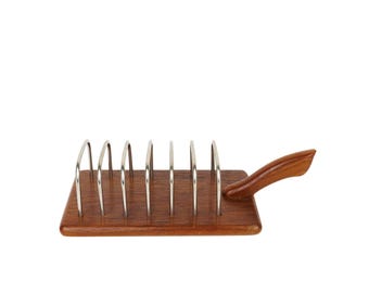 Soporte Para Tostadas De Acero Inoxidable Vintage - Organizador De Pan, Ideal Para Cocinas Y Desayunos