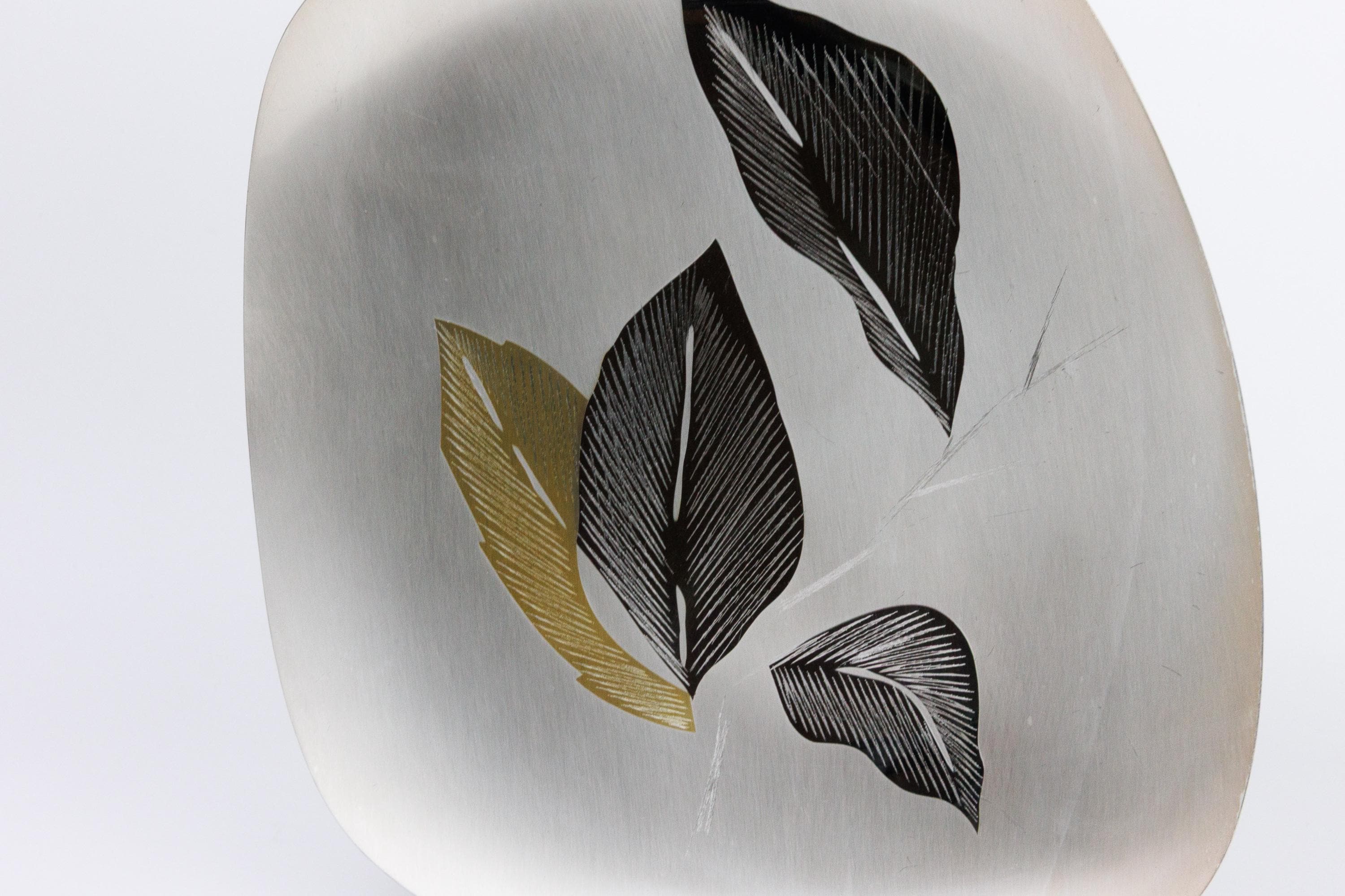 Vintage Ikora WMF Silver Plated Dish, Footed Plate, 70s MCM