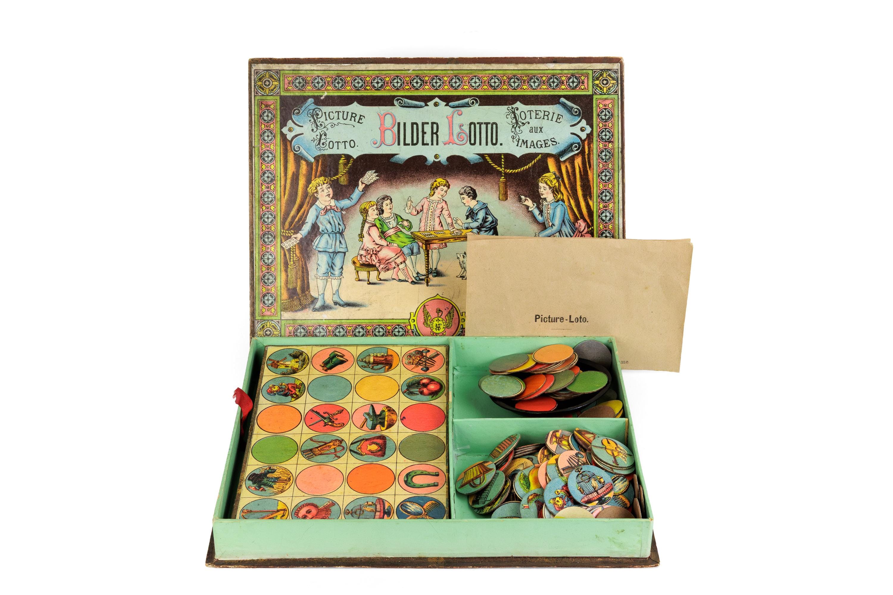 Antique bingo game - Etsy 日本
