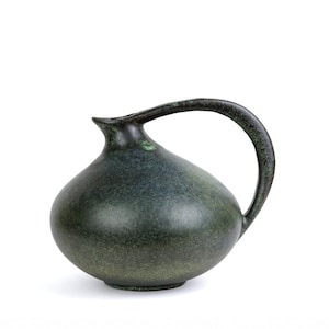 西ドイツ製 Ruscha art 313 ルシャ ファットラバ 花瓶 緑 グリーンの
