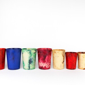 Vintage Bandalasta Ware Bakelite Marbled Early Plastic Cups, Tumbler, Retro Plastic, 1930s, Early 20th Century image 10