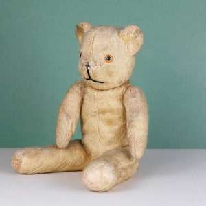 Beige Overalls and Striped Top – Teddy Bear Life