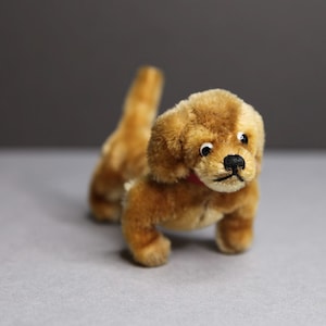 Vintage Bazi Steiff Dog 1950-75, with Button