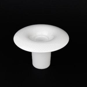 Vintage Rosenthal Studio Line &quot;Studio Linie&quot; White Glazed Porcelain Candle Holder Designed by Tapio Wirkkala