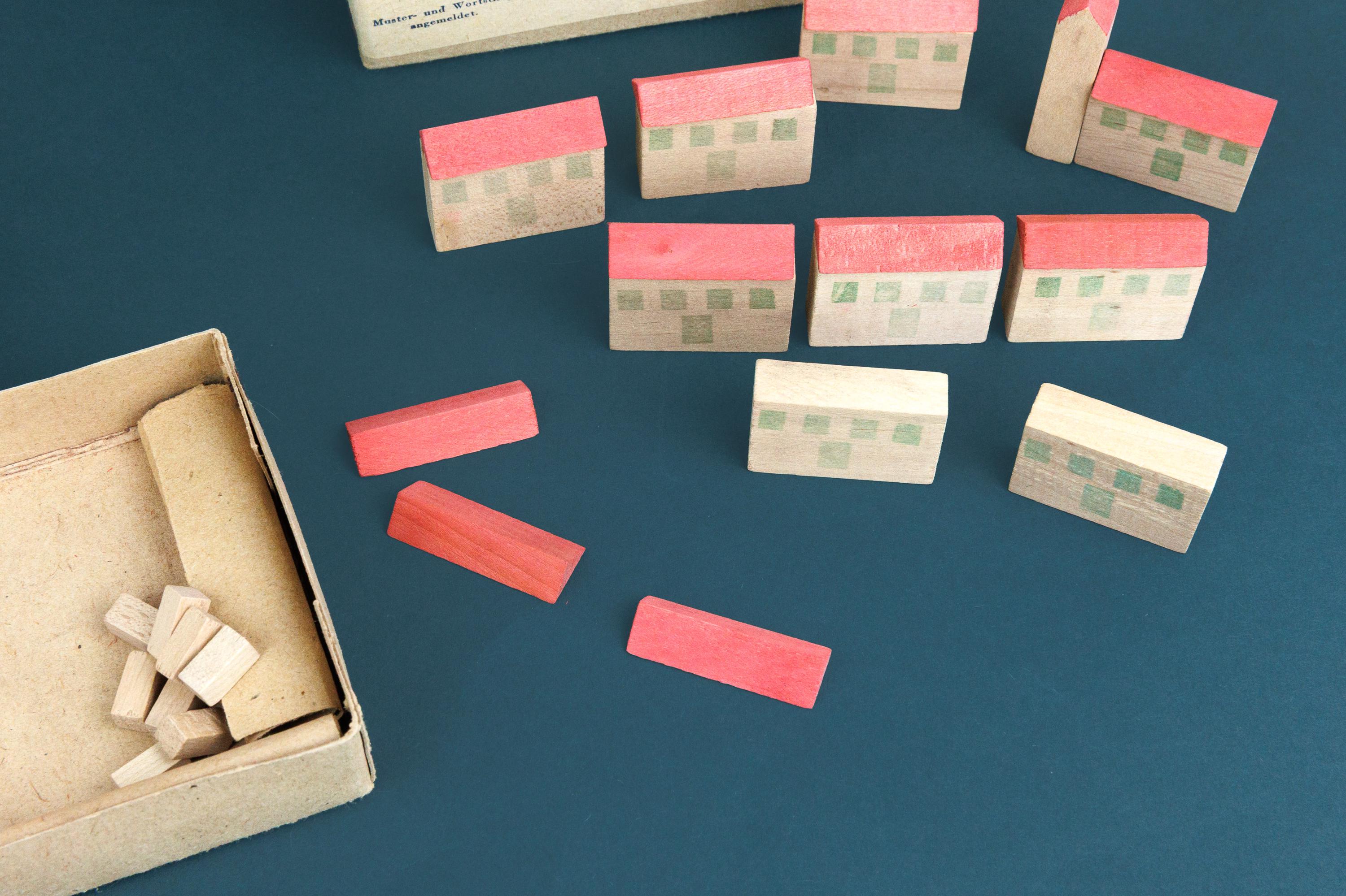 ヴィンテージ ボックス入り エルツ山地木造村、ザイポルド、ドイツ民芸