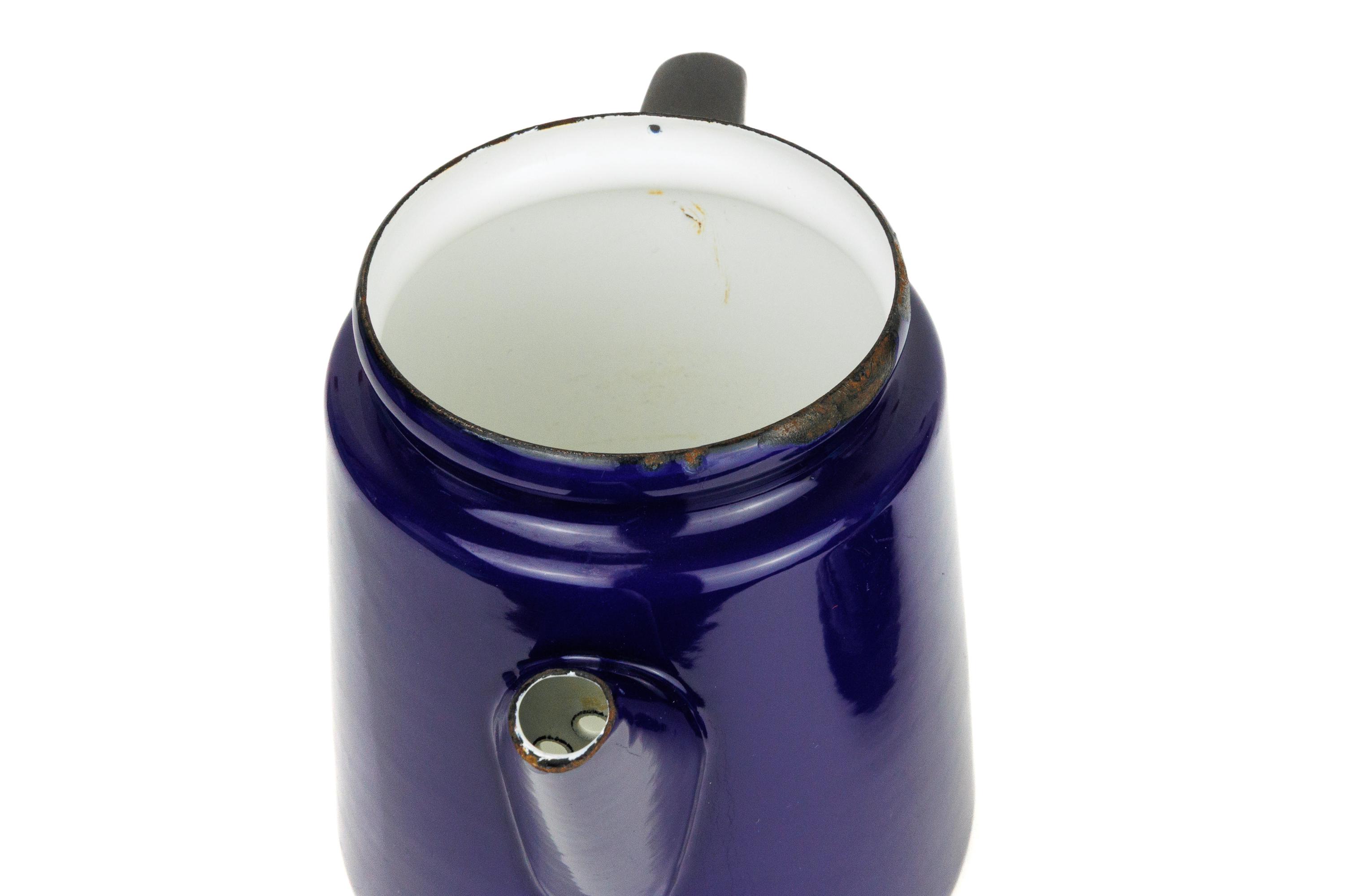 Vintage Antti Nurmesniemi for Finel, Arabia Finland Blue Enamel