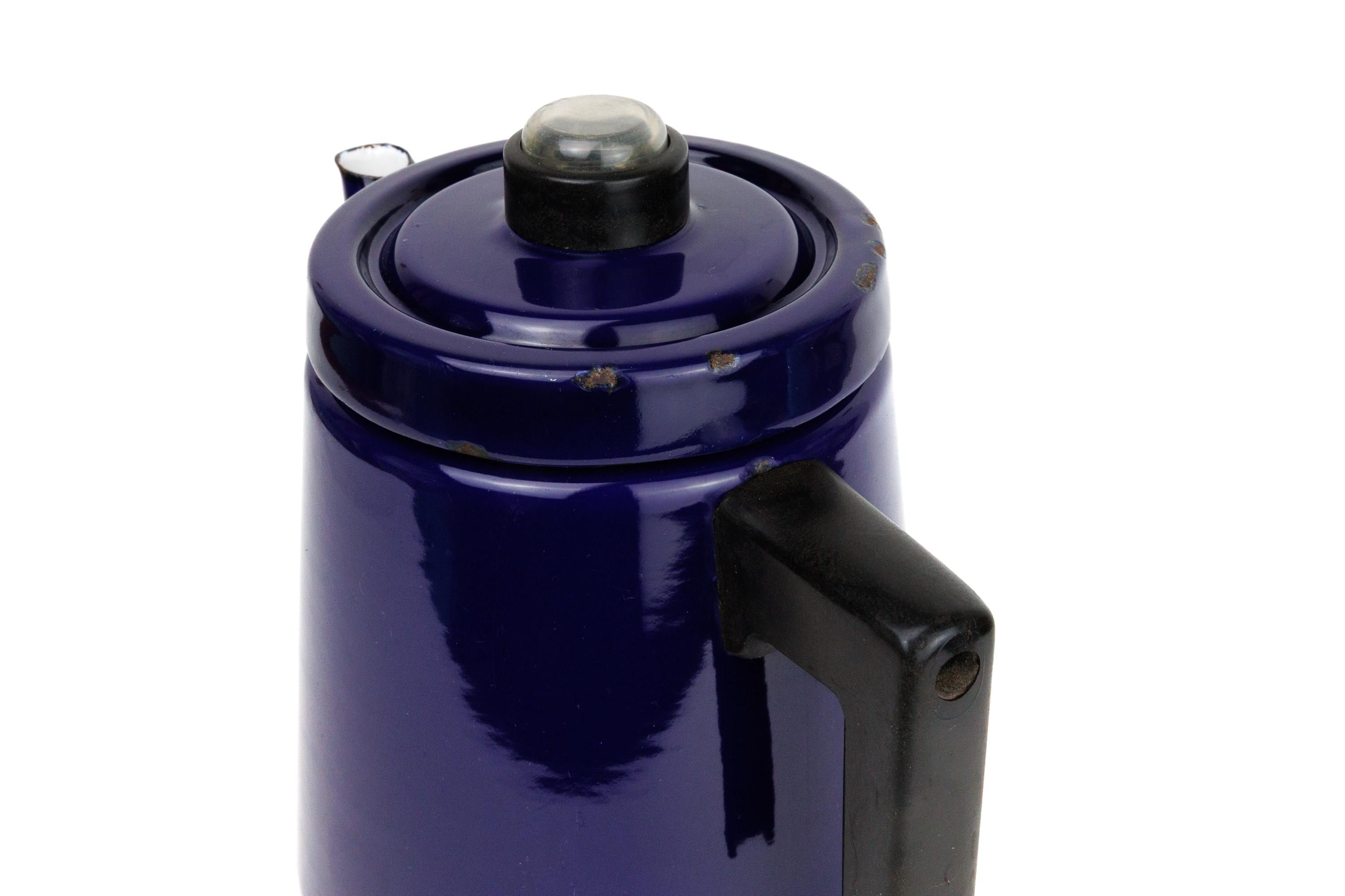 Vintage Antti Nurmesniemi for Finel, Arabia Finland Blue Enamel