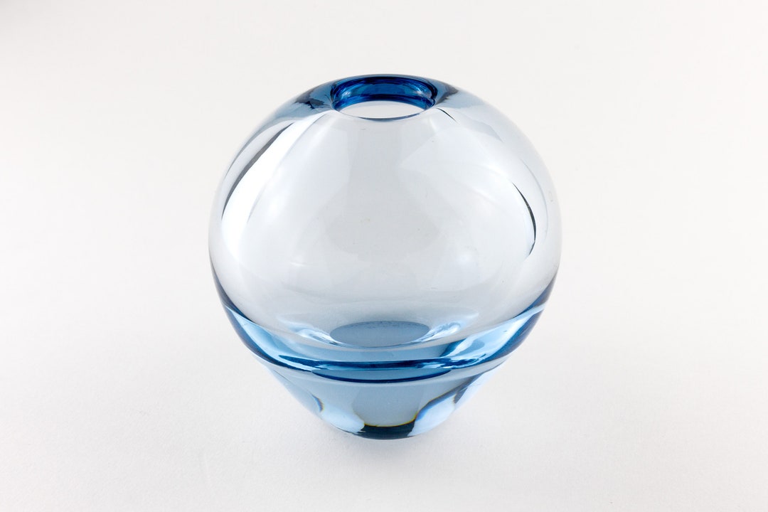 Vintage Rondo Spherical Glass Vase by per Lutken for Etsy