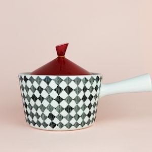 ロールストランドスェーデンヴィンテージレッドトップ片手鍋