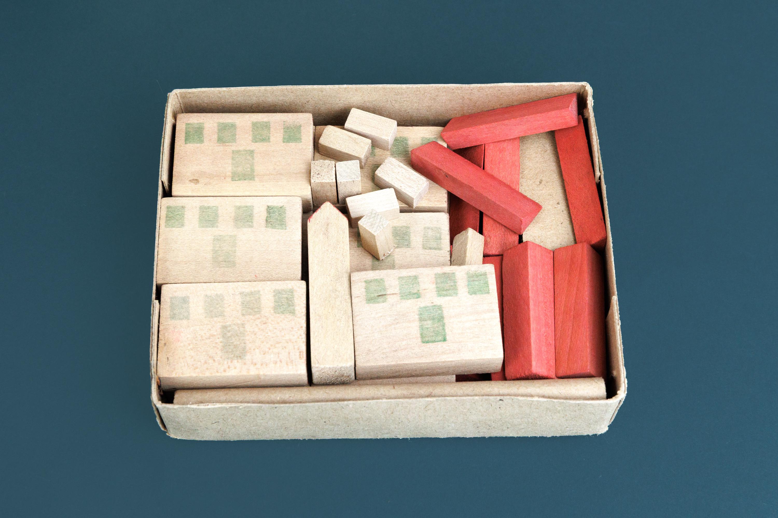 ヴィンテージ ボックス入り エルツ山地木造村、ザイポルド、ドイツ民芸