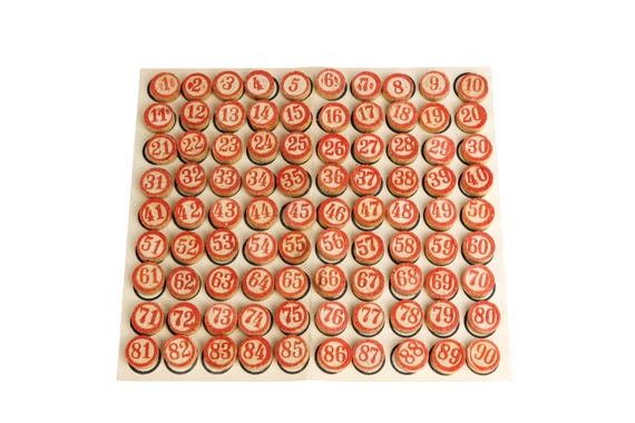 Vintage German Lotto Board Game Antique Toy, Bingo, Early 20th