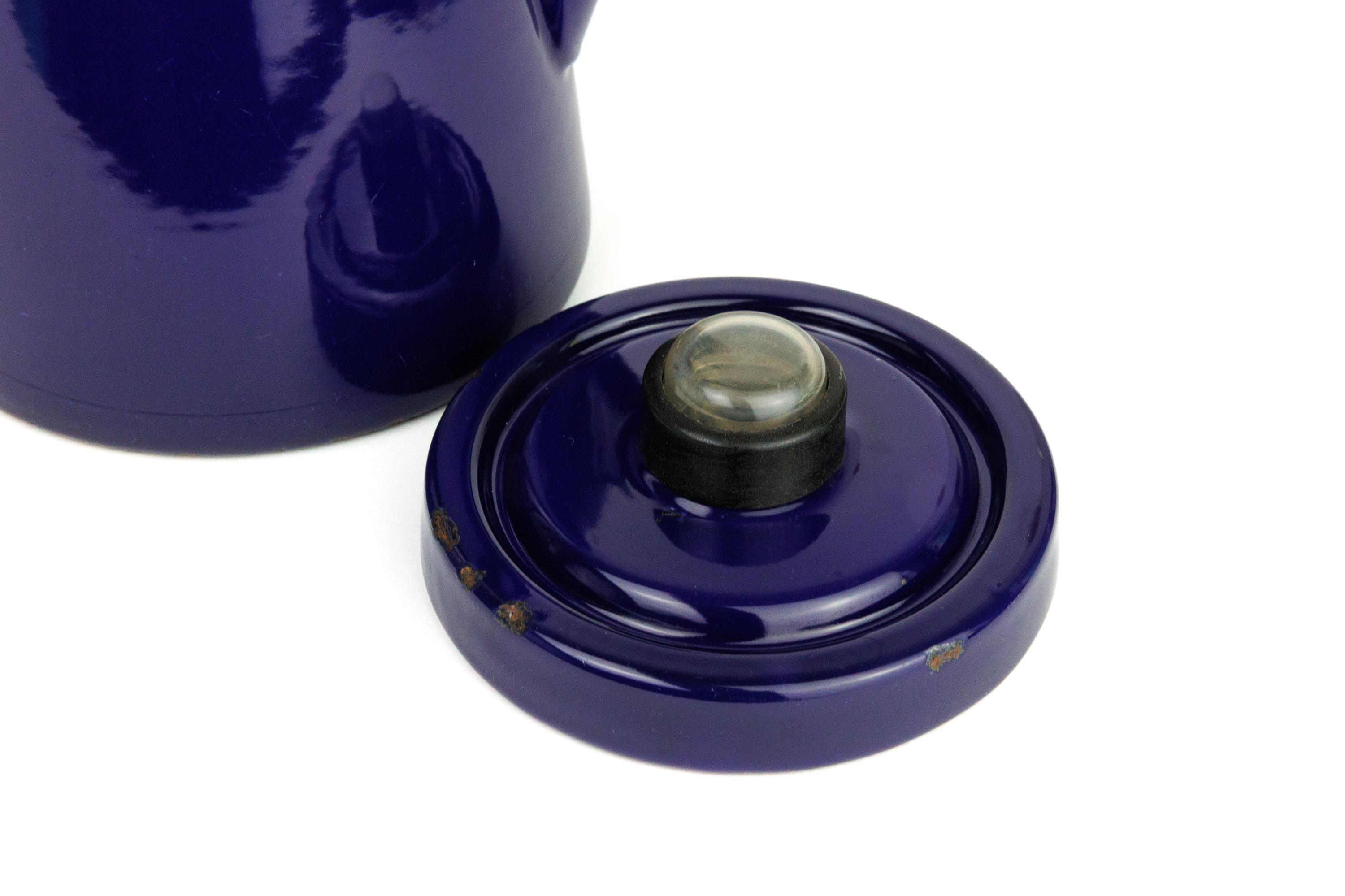 Vintage Antti Nurmesniemi for Finel, Arabia Finland Blue Enamel