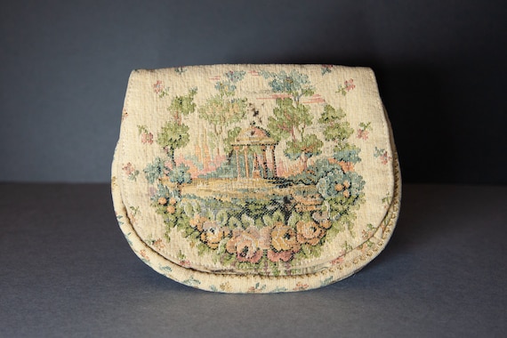 Vintage Cloth Tapestry Bag - image 1