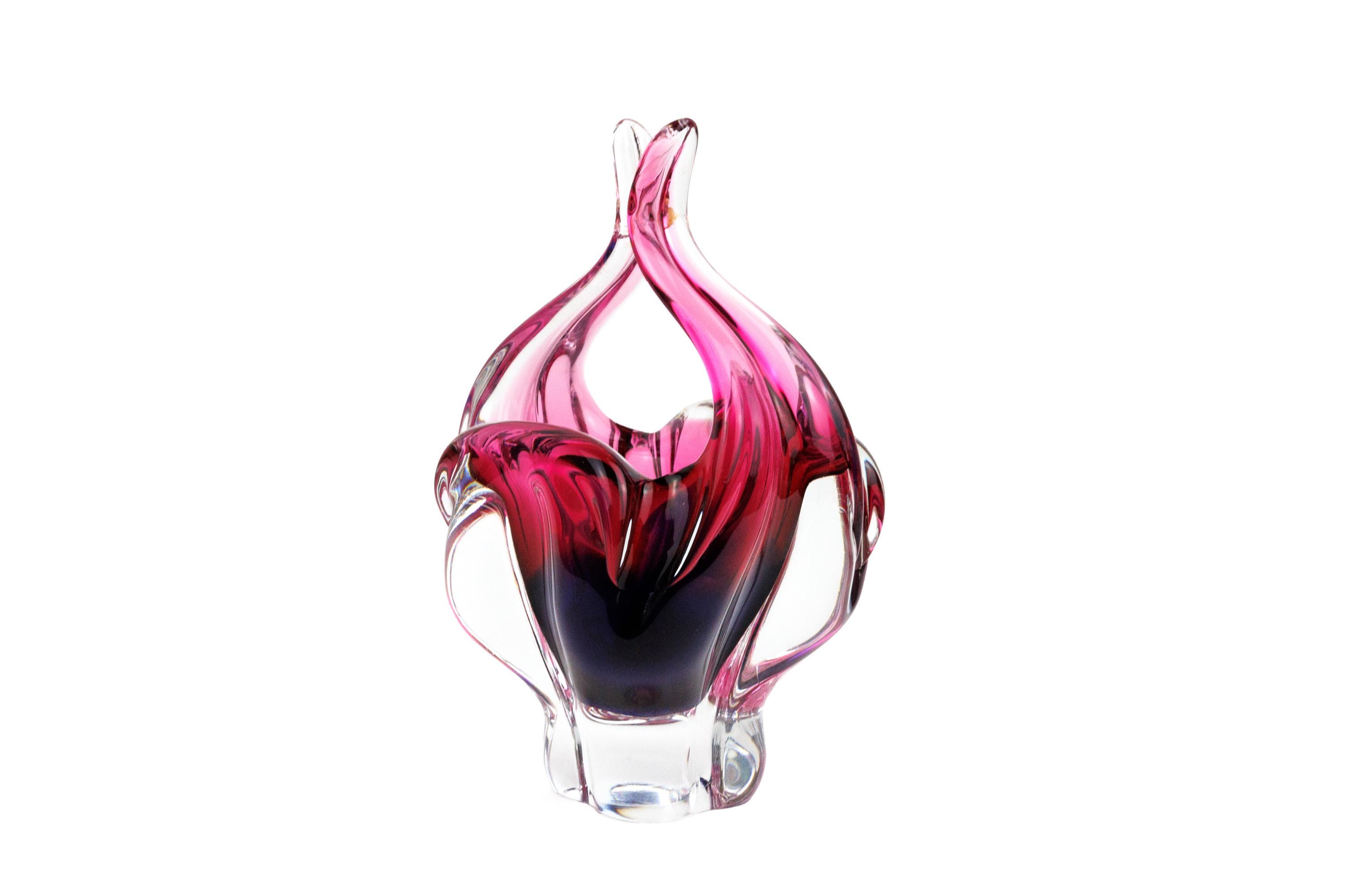 Czech Sklo Vase - Etsy