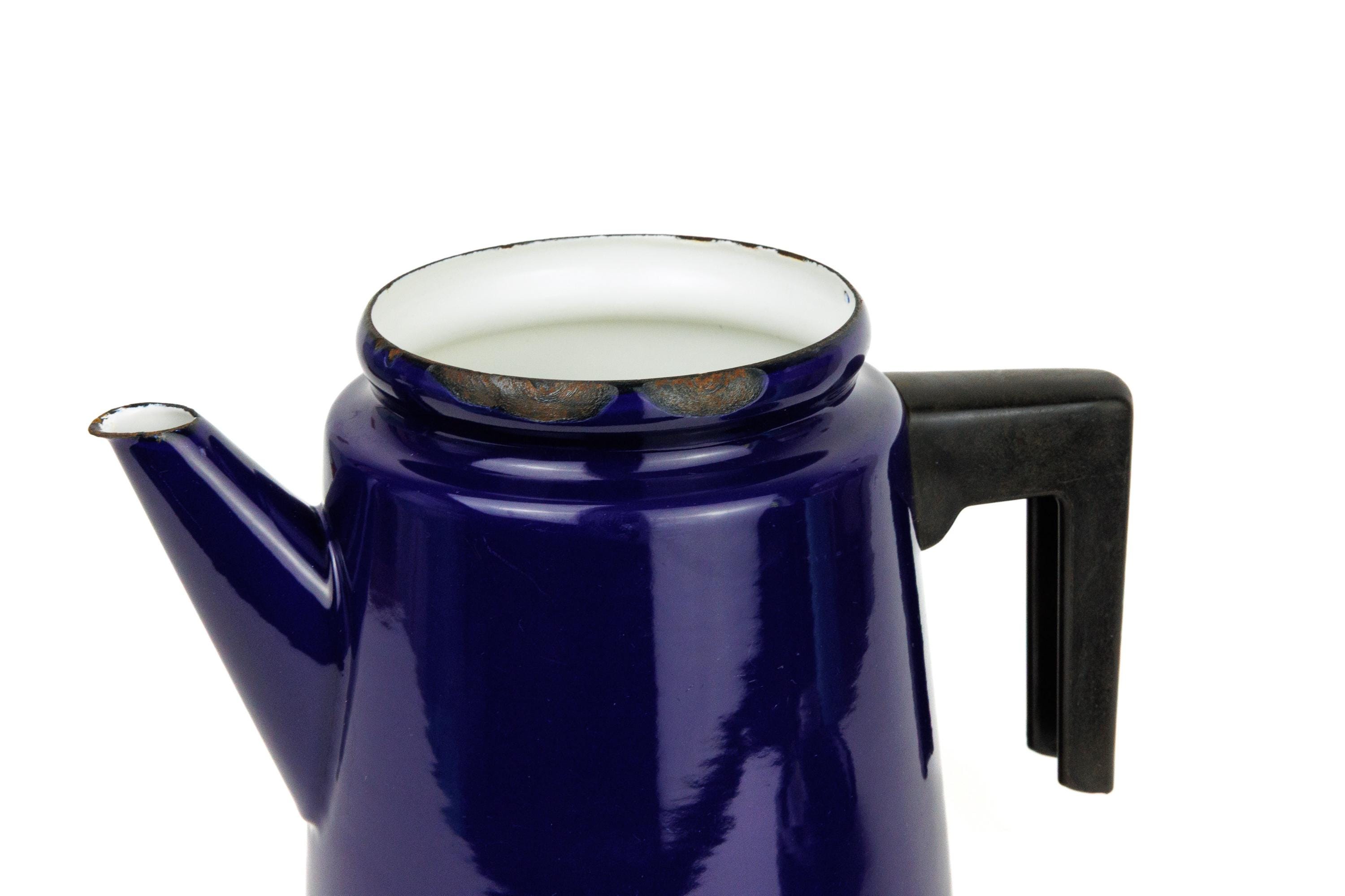 Vintage Antti Nurmesniemi for Finel, Arabia Finland Blue Enamel