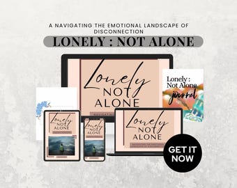 Rebrandable Loneliness Coaching Program: Workbook & Ebook (Canva Templates)