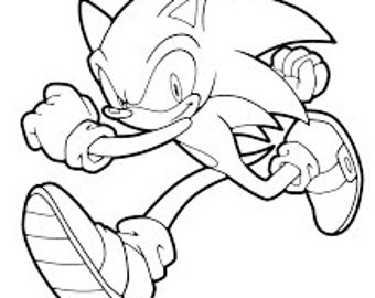 Sonic The Hedgehog 105 colouring pages
