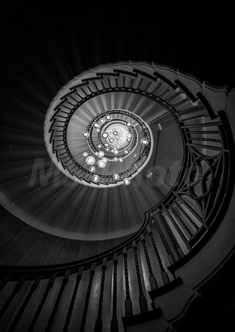 Spiral Staircase, JPEG, Photo, Decoration Murale, Photo Download, Home Decor image 2