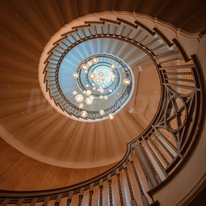 Spiral Staircase, JPEG, Photo, Decoration Murale, Photo Download, Home Decor image 1