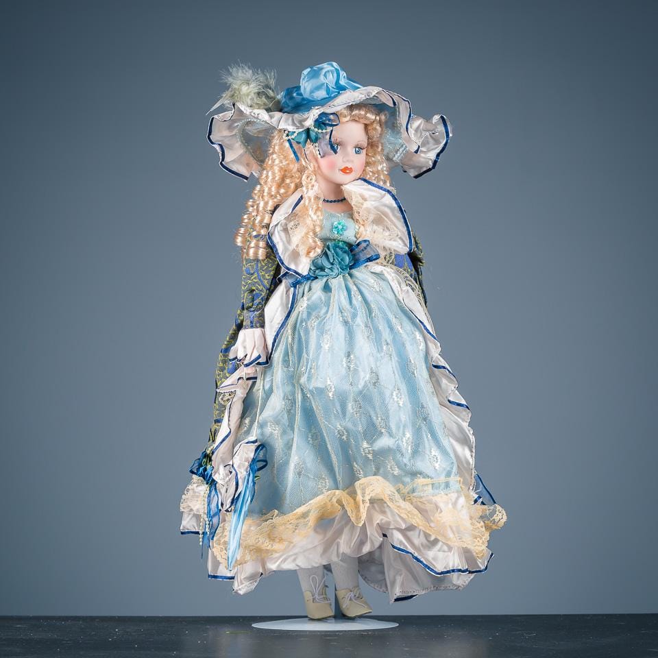Victorian porcelain doll - Etsy 日本