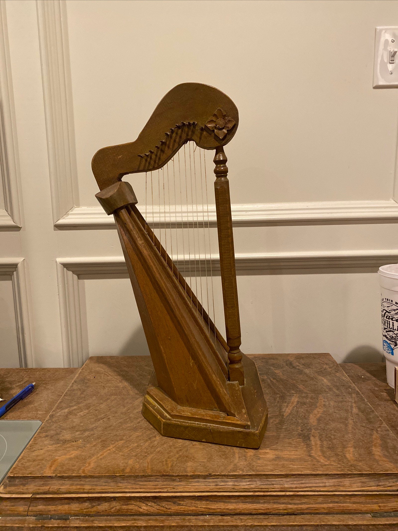 Vintage String Harp - Etsy