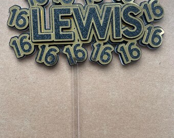 Birthday cake topper