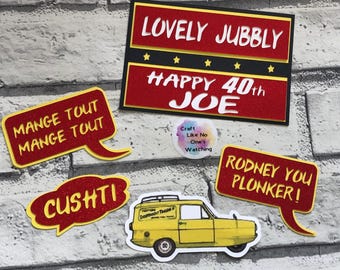 Only fools and horses cake topper set