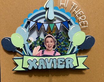 Miss Rachel cake topper