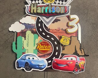 Cars cake topper/ lightning McQueen