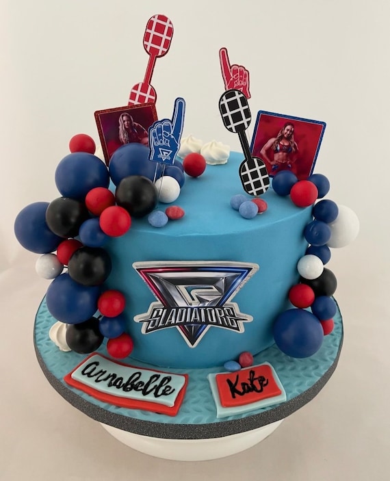 Gladiators cake topper set.