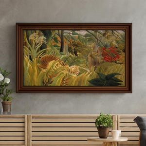 Moldura para TV Samsung Frame, Moldura para TV feita à mão, Moldura para TV marrom, Moldura para TV em nogueira, Moldura para TV personalizada, Moldura decorativa, Moldura para TCL NXTFreme