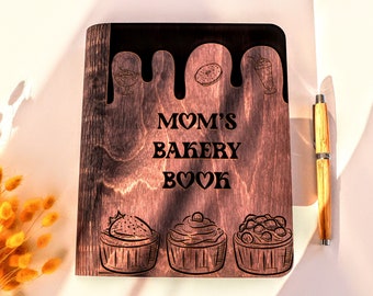Personalized Mom Birthday Gift - Custom Cookbook - Mom Gift from Kids - Mom Recipe Book - New Kitchen Gift - New Home Gift - Custom Journal