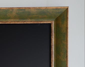Wide Compatible with Samsung Frame Tv, TCL, Gold Gilded Dark Striped TV Frame, Customizable TV Frame, 32, 43, 50, 55 Inch Ornate Frame