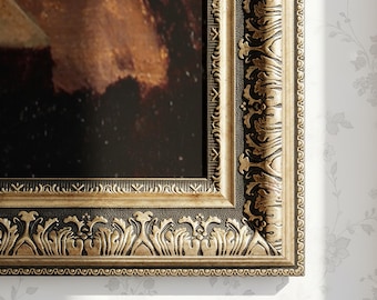Hand-Crafted TV Frame for Samsung Frame TV, Custom Tv Frame, Tv Bezel Vintage Frame Home Decor, Wide Compatible with Samsung Tv Frame, TCL