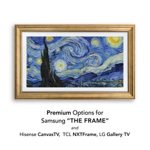 Moldura de TV personalizada, 32, 43, 50 e 55 polegadas, moldura ornamentada, moldura para TV Samsung Frame, moldura dourada, compatível com TVs Samsung Frame.