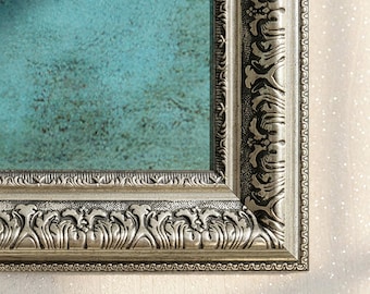 Samsung Frame TV Frame, Silver TV Frame, TV Frames, Handmade, Tv Frame Bezel, Antique Silver Tv Frame, 43,50,55,65,75,85 Inch, 2025&2025 Pro