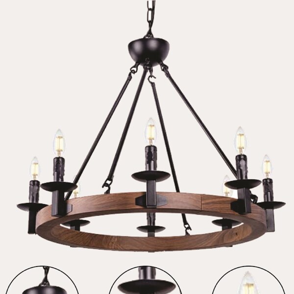 Wagon Wheel Light - Etsy