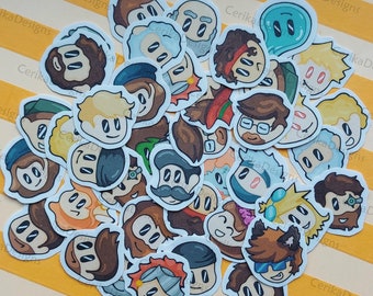 Hermitcraft SMP-stickers!