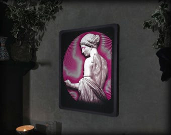 Aphrodite Wandkunst | Griechische Göttin Skulptur | Klassische Mythologie Dekor | Venus Römer Statue
