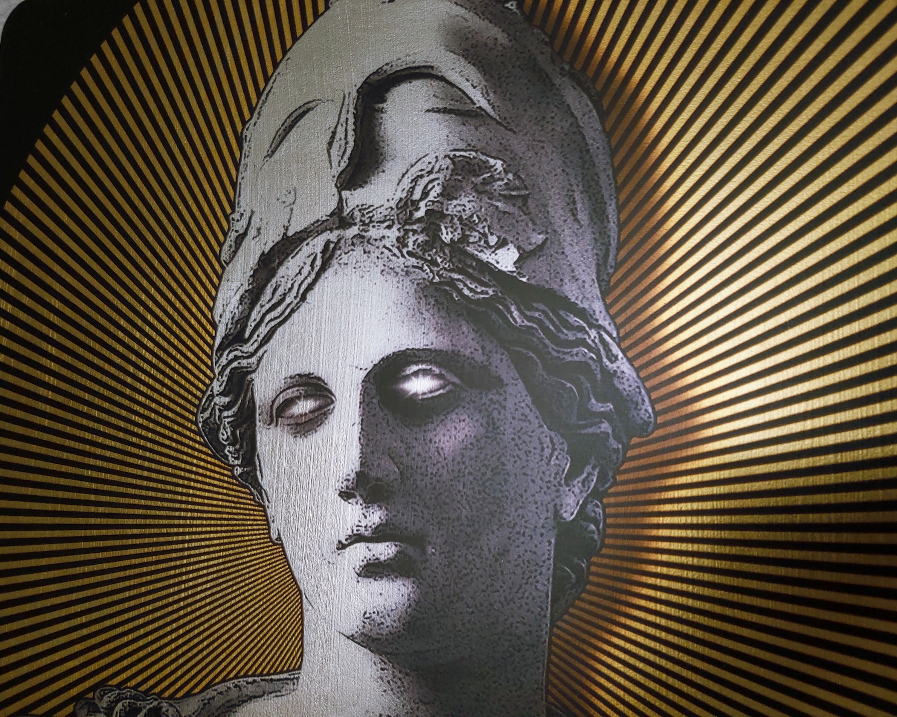 Lámpara 3D Poseidón Mitología Dios Decoración Griega Antigua Olimpo, Idea Regalo Hombre Mujer Objeto Poseidón Mitología Dios Decoración De Cuarto, Regalo Navidad, Merchandising, Regalo