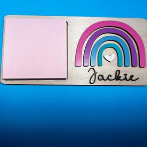 Personalisierte Geschenke für Lehrer|Bürodekoration|Lehrer Wertschätzung Geschenke|Geschenk für Lehrer|Schreibtisch Notizblock Halter|Geschenk für Sie