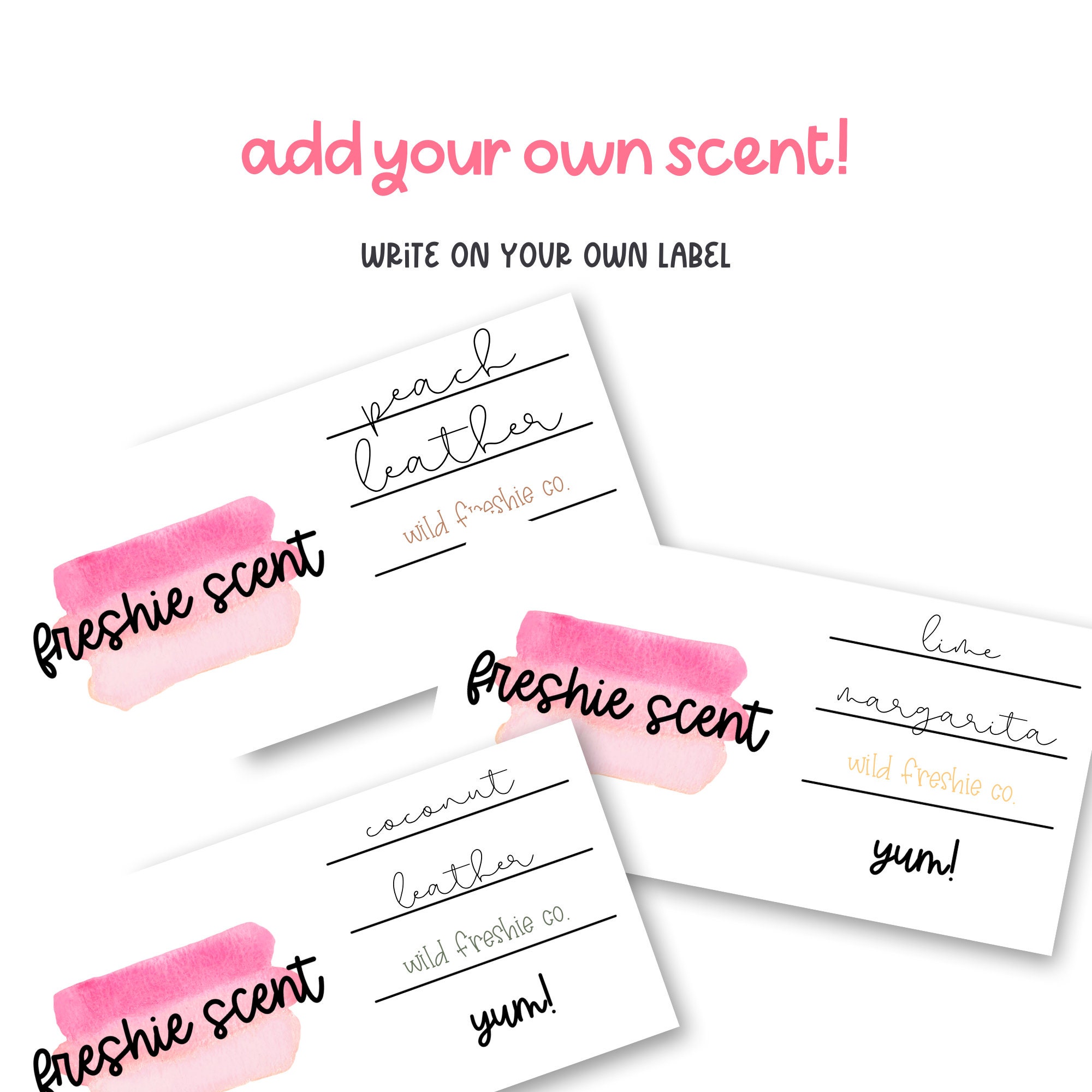 Printable Freshie Scent Label Freshie Label Instant Download Etsy
