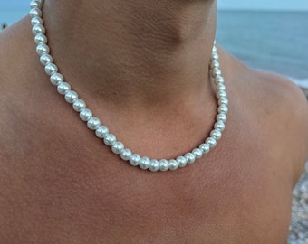 This item is unavailable -   White pearl necklace, Pearls, Classic  pearl necklace
