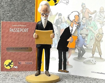 Tintin Figurine Officielle #87 Professor Alembick Ottokars Sceptre model Figure ML
